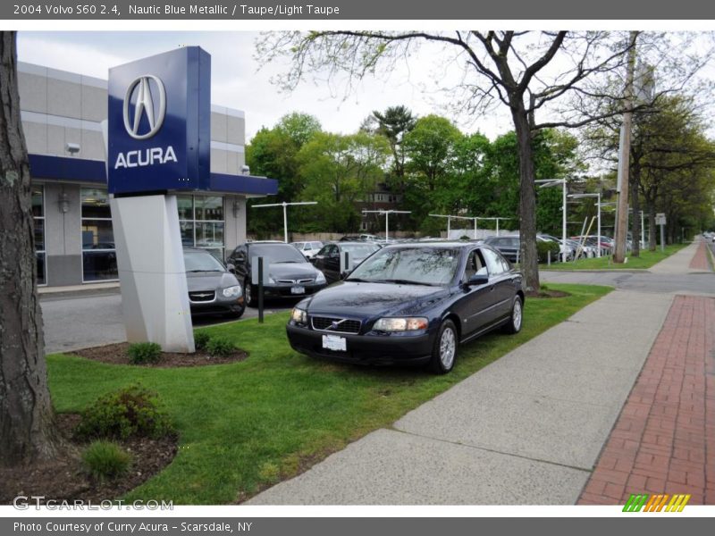 Nautic Blue Metallic / Taupe/Light Taupe 2004 Volvo S60 2.4