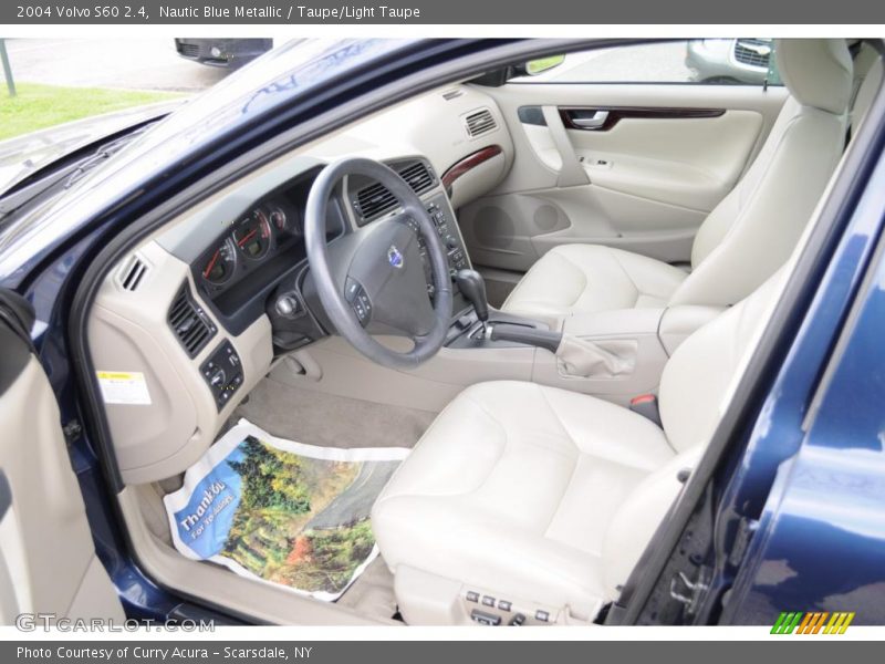 Nautic Blue Metallic / Taupe/Light Taupe 2004 Volvo S60 2.4