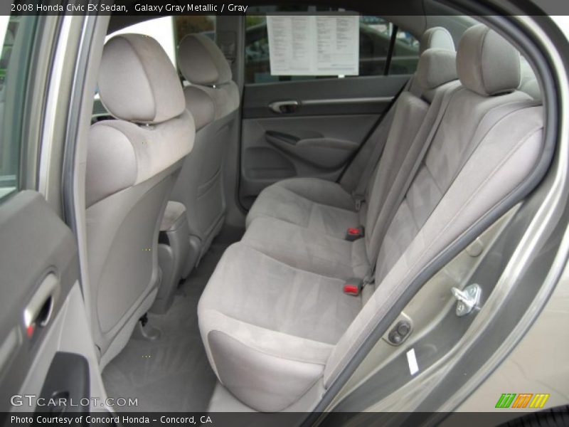 Galaxy Gray Metallic / Gray 2008 Honda Civic EX Sedan
