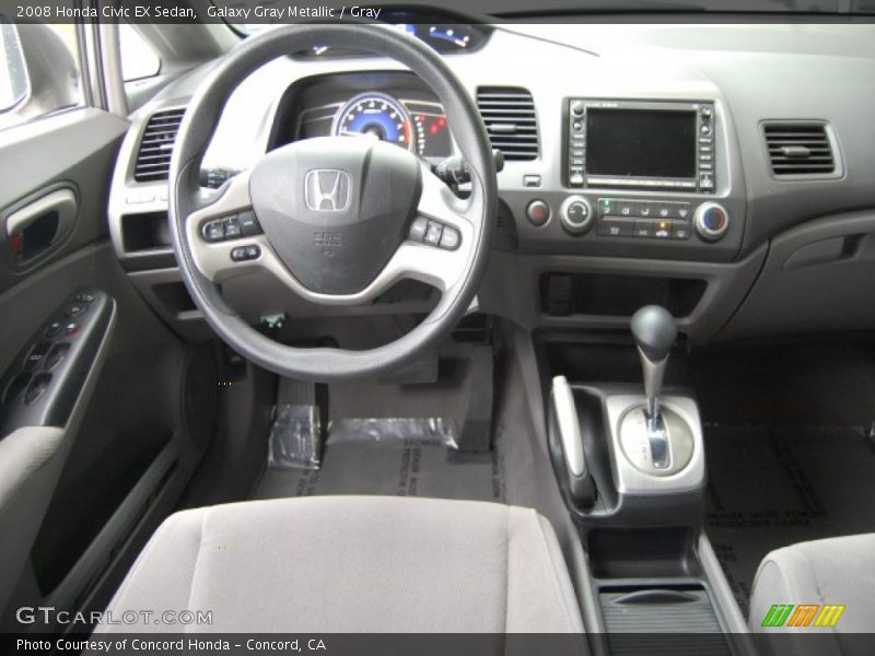 Galaxy Gray Metallic / Gray 2008 Honda Civic EX Sedan