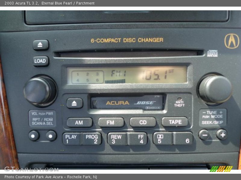 Eternal Blue Pearl / Parchment 2003 Acura TL 3.2