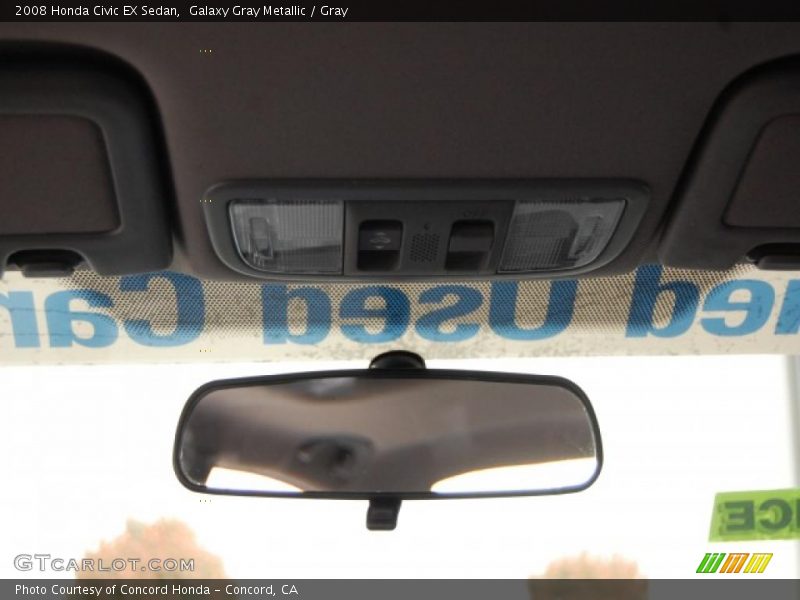 Galaxy Gray Metallic / Gray 2008 Honda Civic EX Sedan