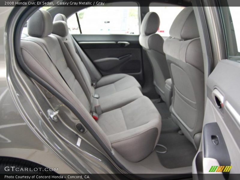 Galaxy Gray Metallic / Gray 2008 Honda Civic EX Sedan