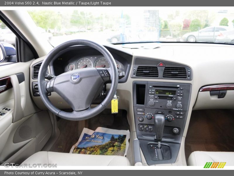 Nautic Blue Metallic / Taupe/Light Taupe 2004 Volvo S60 2.4