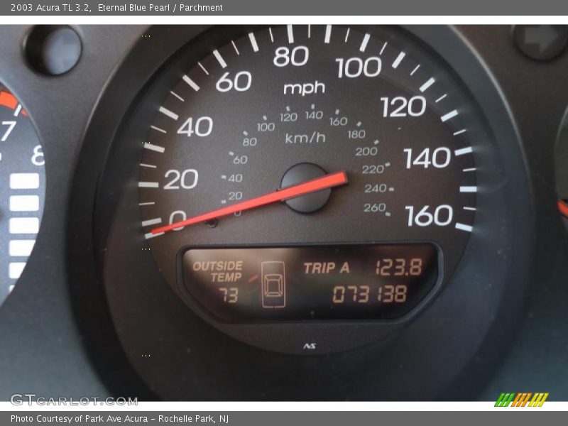 Eternal Blue Pearl / Parchment 2003 Acura TL 3.2