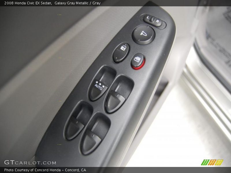 Galaxy Gray Metallic / Gray 2008 Honda Civic EX Sedan