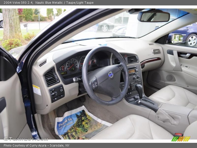 Nautic Blue Metallic / Taupe/Light Taupe 2004 Volvo S60 2.4