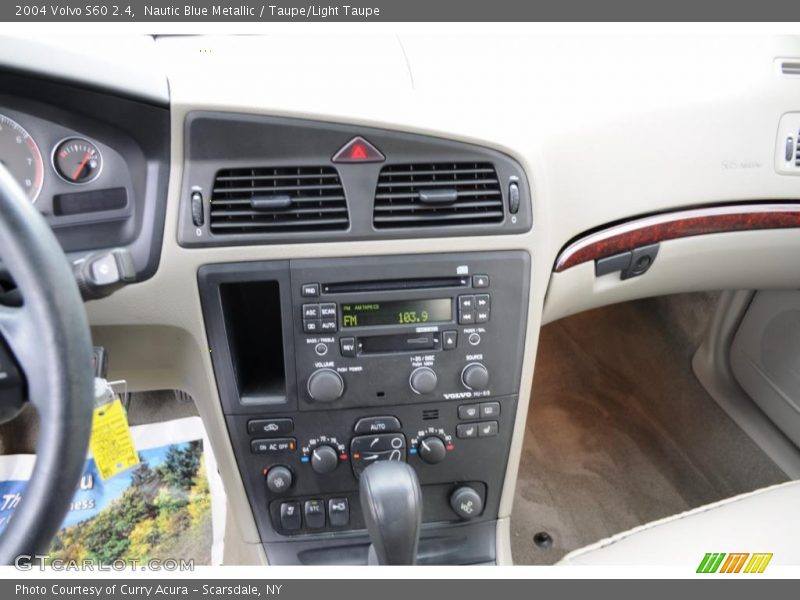 Nautic Blue Metallic / Taupe/Light Taupe 2004 Volvo S60 2.4