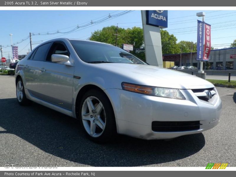 Satin Silver Metallic / Ebony 2005 Acura TL 3.2