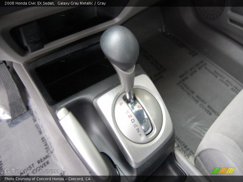 Galaxy Gray Metallic / Gray 2008 Honda Civic EX Sedan