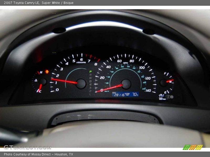 Super White / Bisque 2007 Toyota Camry LE