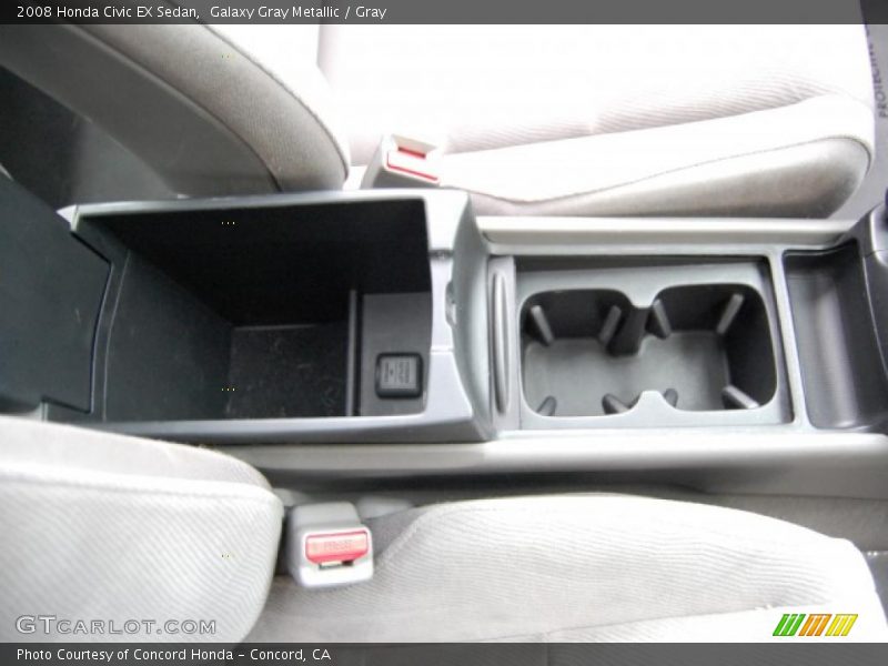 Galaxy Gray Metallic / Gray 2008 Honda Civic EX Sedan