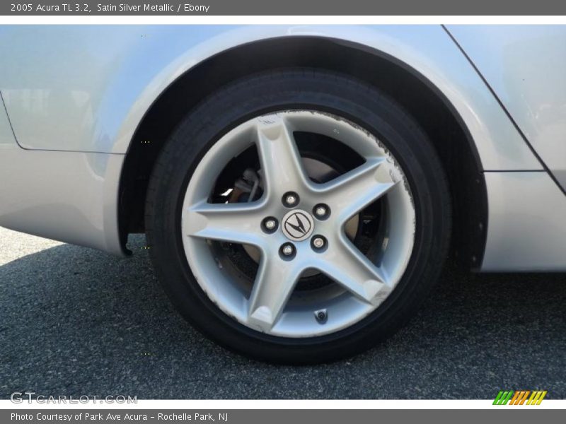 Satin Silver Metallic / Ebony 2005 Acura TL 3.2