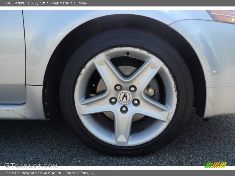 Satin Silver Metallic / Ebony 2005 Acura TL 3.2