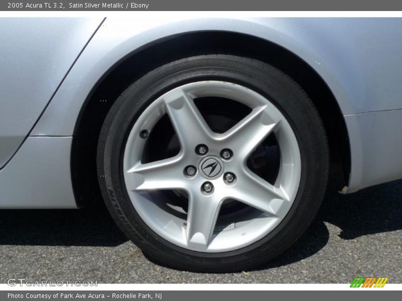 Satin Silver Metallic / Ebony 2005 Acura TL 3.2