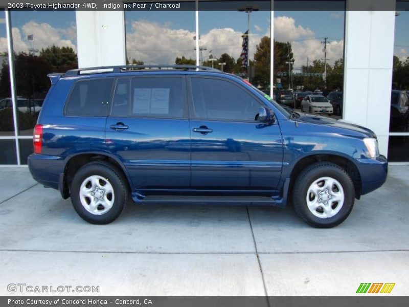 Indigo Ink Pearl / Charcoal 2003 Toyota Highlander 4WD