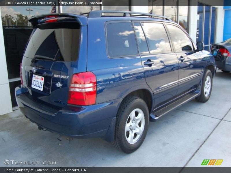 Indigo Ink Pearl / Charcoal 2003 Toyota Highlander 4WD