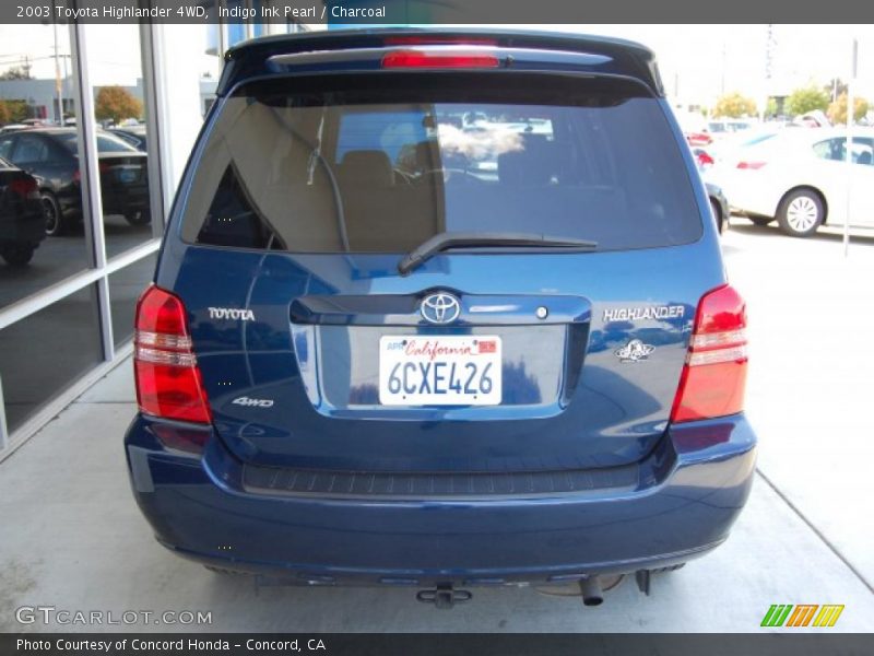 Indigo Ink Pearl / Charcoal 2003 Toyota Highlander 4WD
