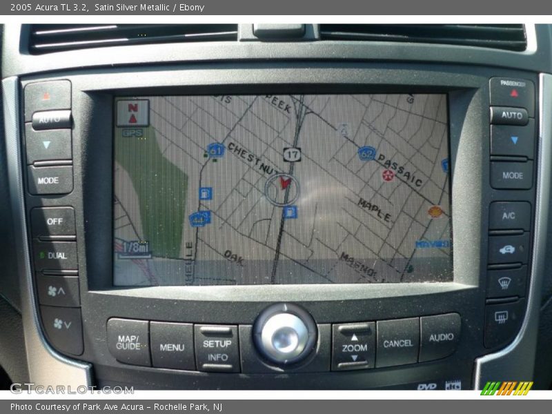 Satin Silver Metallic / Ebony 2005 Acura TL 3.2