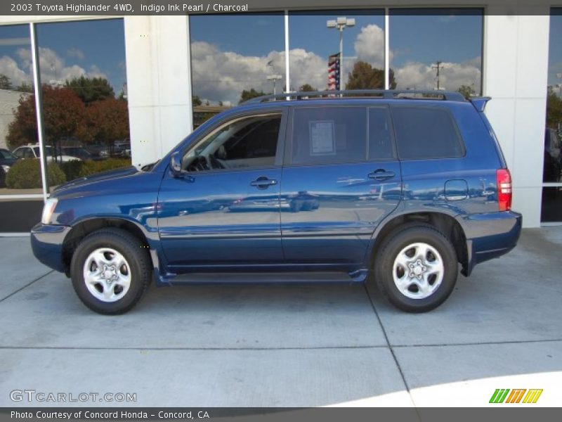 Indigo Ink Pearl / Charcoal 2003 Toyota Highlander 4WD