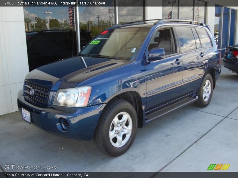 Indigo Ink Pearl / Charcoal 2003 Toyota Highlander 4WD