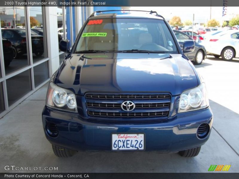 Indigo Ink Pearl / Charcoal 2003 Toyota Highlander 4WD