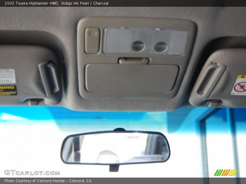 Indigo Ink Pearl / Charcoal 2003 Toyota Highlander 4WD