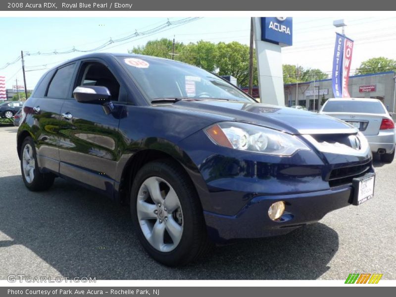 Royal Blue Pearl / Ebony 2008 Acura RDX