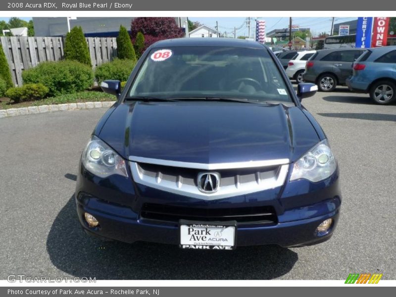 Royal Blue Pearl / Ebony 2008 Acura RDX