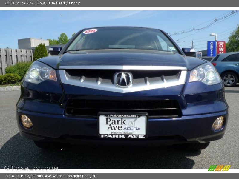Royal Blue Pearl / Ebony 2008 Acura RDX