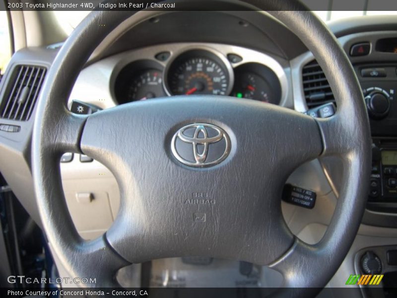 Indigo Ink Pearl / Charcoal 2003 Toyota Highlander 4WD