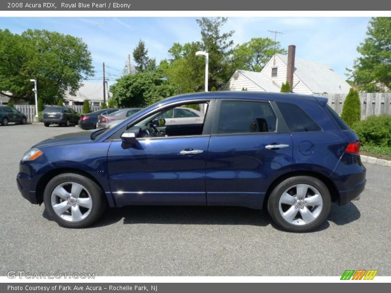 Royal Blue Pearl / Ebony 2008 Acura RDX