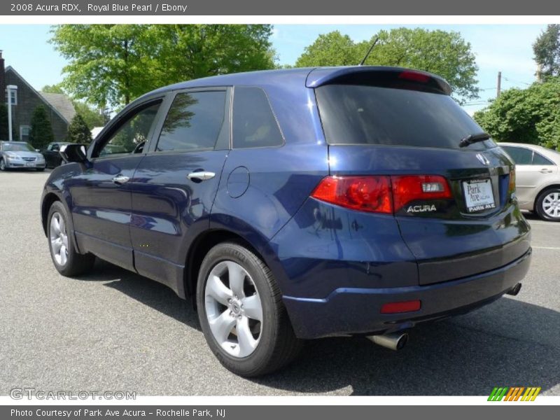 Royal Blue Pearl / Ebony 2008 Acura RDX