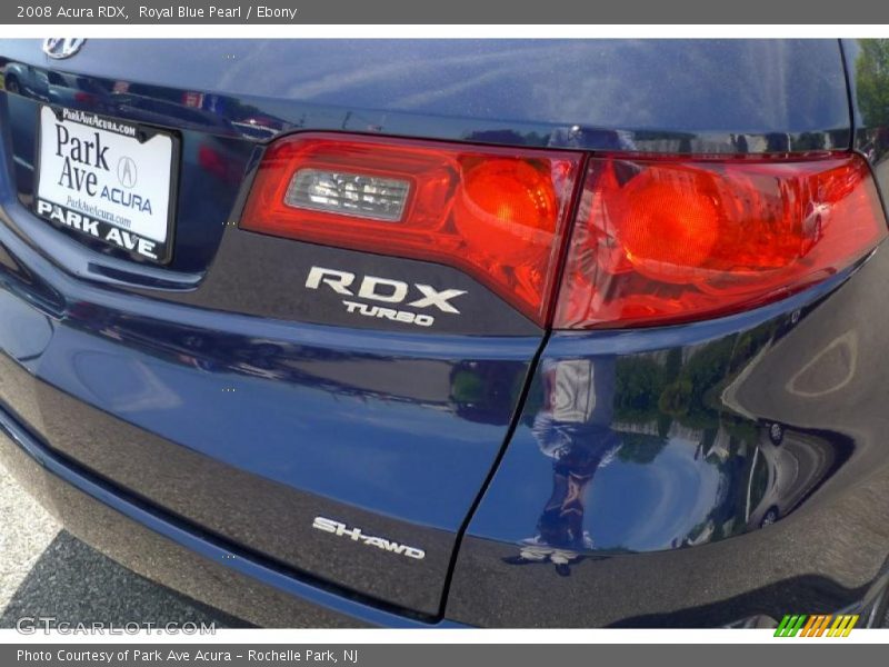 Royal Blue Pearl / Ebony 2008 Acura RDX