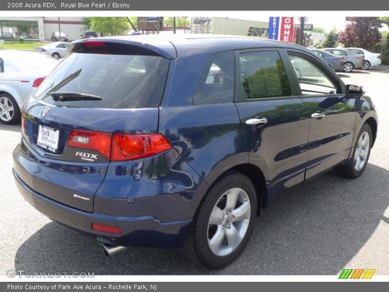 Royal Blue Pearl / Ebony 2008 Acura RDX