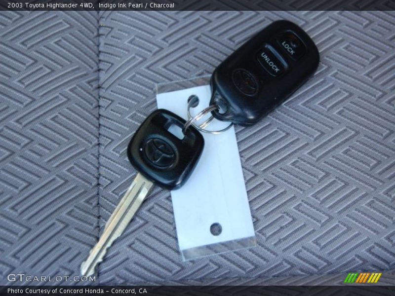Indigo Ink Pearl / Charcoal 2003 Toyota Highlander 4WD