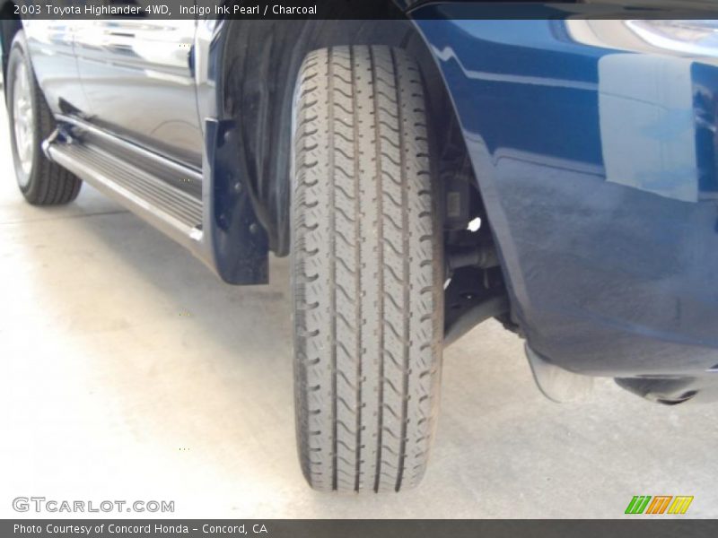 Indigo Ink Pearl / Charcoal 2003 Toyota Highlander 4WD
