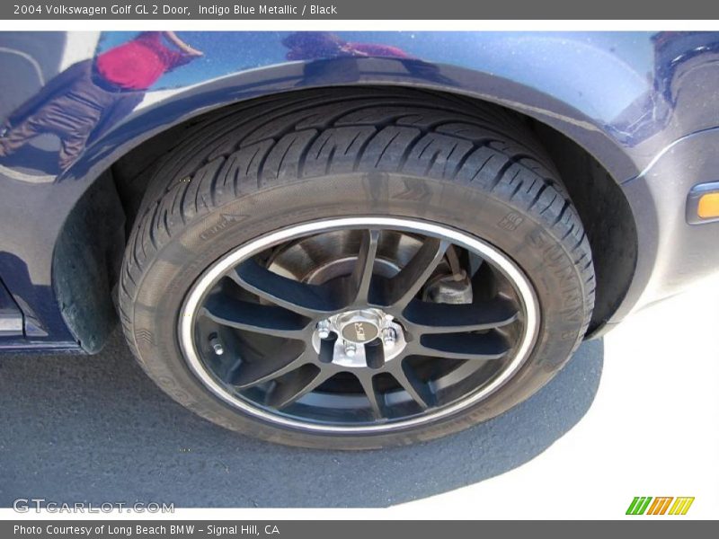 Indigo Blue Metallic / Black 2004 Volkswagen Golf GL 2 Door