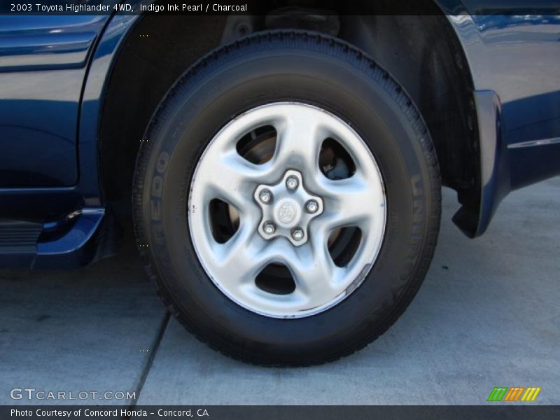 Indigo Ink Pearl / Charcoal 2003 Toyota Highlander 4WD