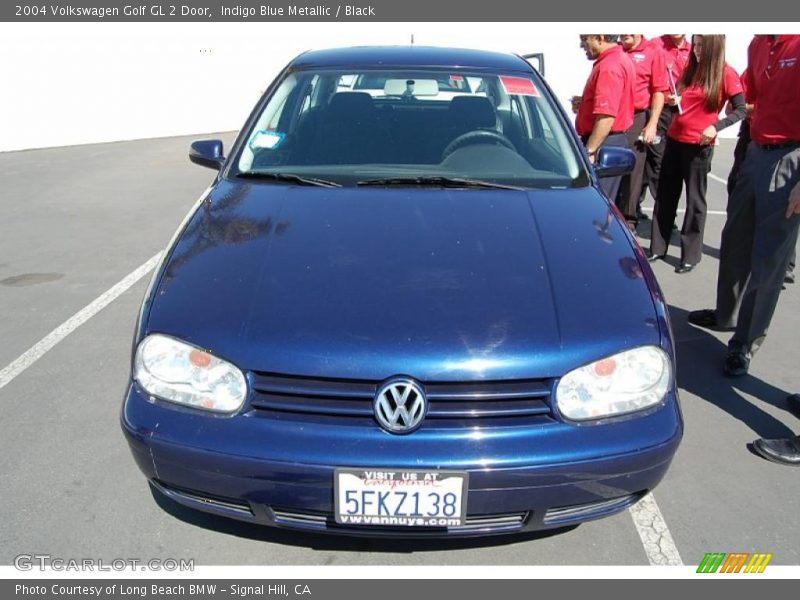 Indigo Blue Metallic / Black 2004 Volkswagen Golf GL 2 Door