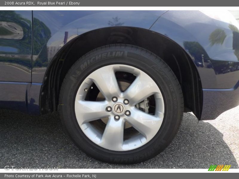 Royal Blue Pearl / Ebony 2008 Acura RDX