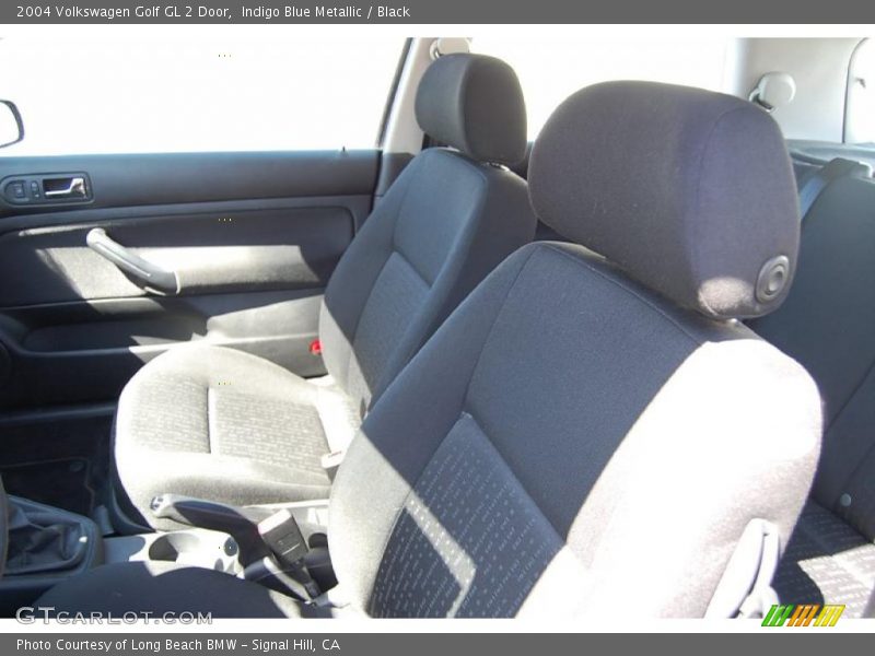 Indigo Blue Metallic / Black 2004 Volkswagen Golf GL 2 Door