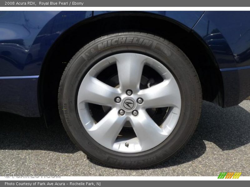Royal Blue Pearl / Ebony 2008 Acura RDX