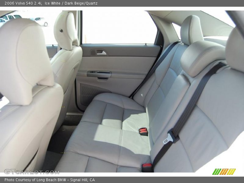 Ice White / Dark Beige/Quartz 2006 Volvo S40 2.4i