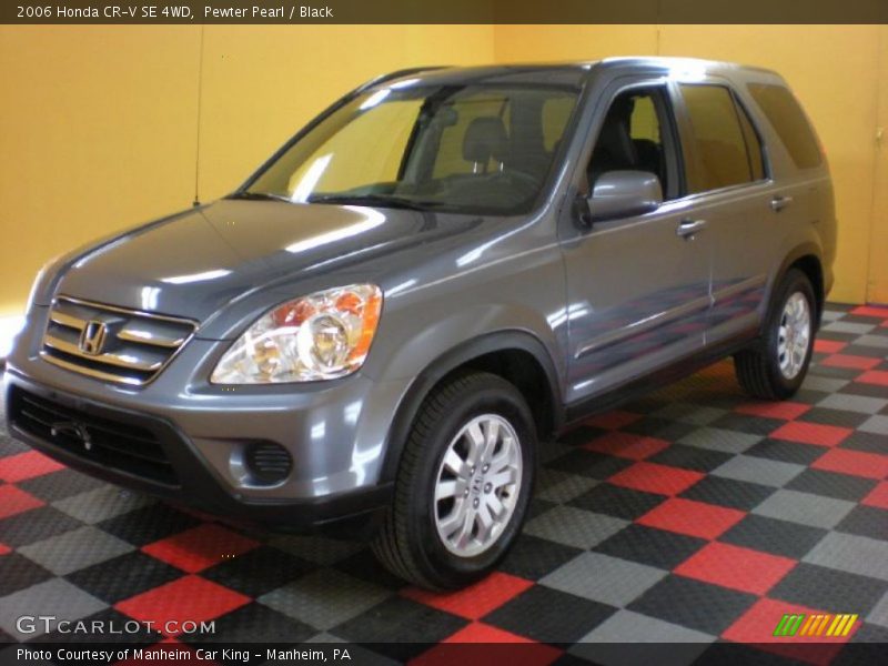 Pewter Pearl / Black 2006 Honda CR-V SE 4WD