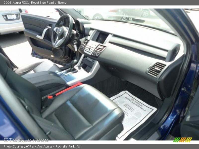 Royal Blue Pearl / Ebony 2008 Acura RDX