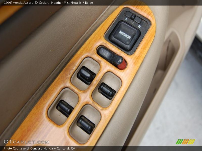Heather Mist Metallic / Beige 1996 Honda Accord EX Sedan