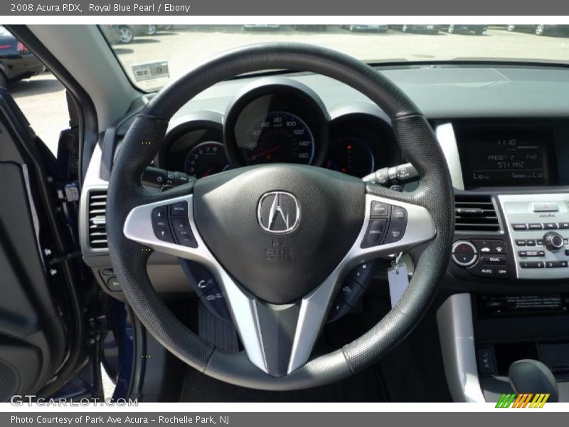 Royal Blue Pearl / Ebony 2008 Acura RDX