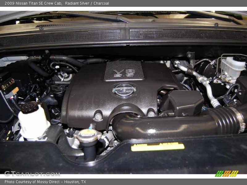 Radiant Silver / Charcoal 2009 Nissan Titan SE Crew Cab
