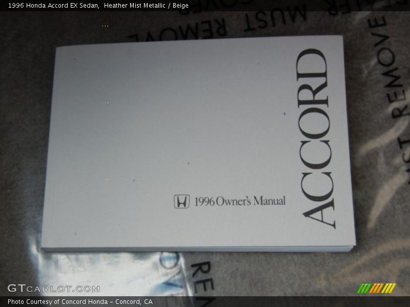 Heather Mist Metallic / Beige 1996 Honda Accord EX Sedan